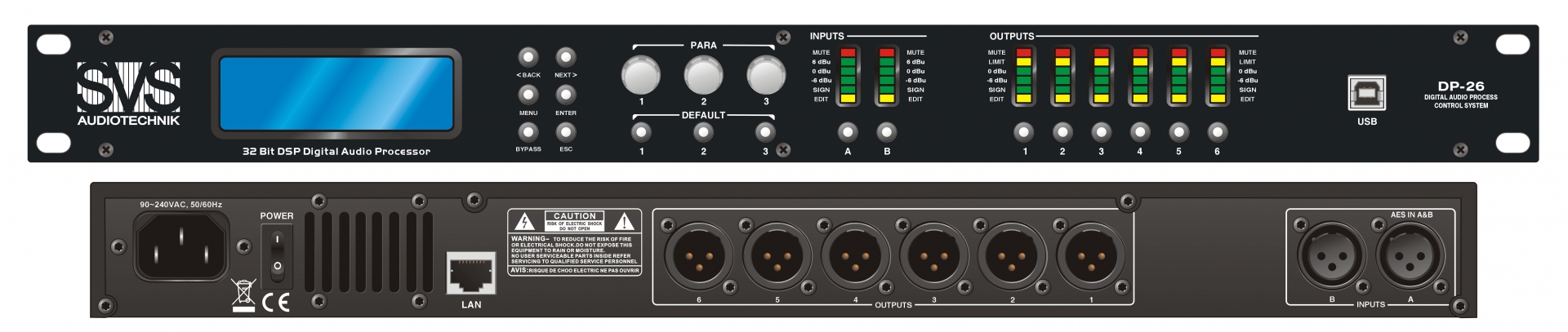 SVS Audiotechnik DP-26 Цифровой процессор: 2 входа 6 выходов в Кашире