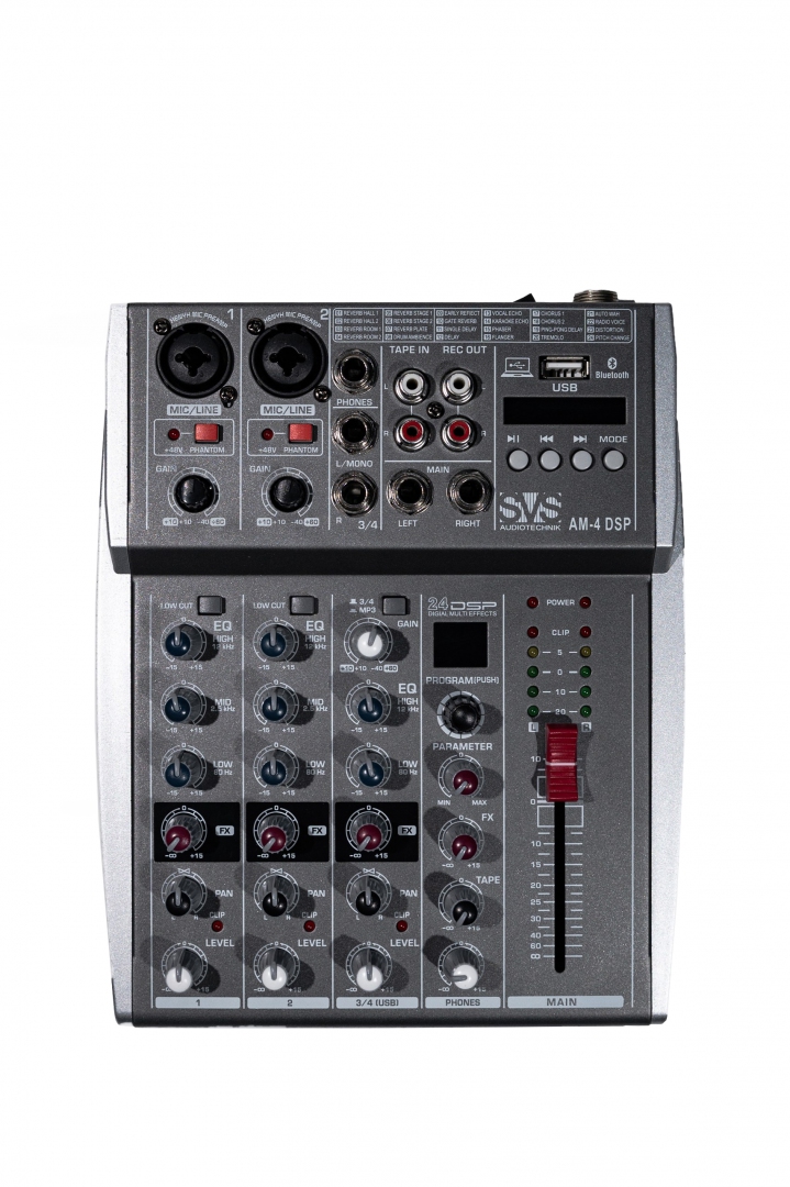 SVS Audiotechnik mixers AM-4 DSP Аналоговый микшерный пульт, 4-канала в Кашире