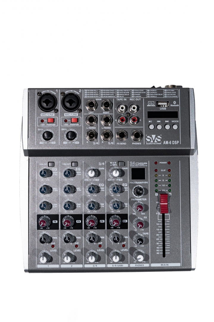 SVS Audiotechnik mixers AM-6 DSP Микшерный пульт аналоговый, 6-канальный SVS Audiotechnik mixers в Кашире