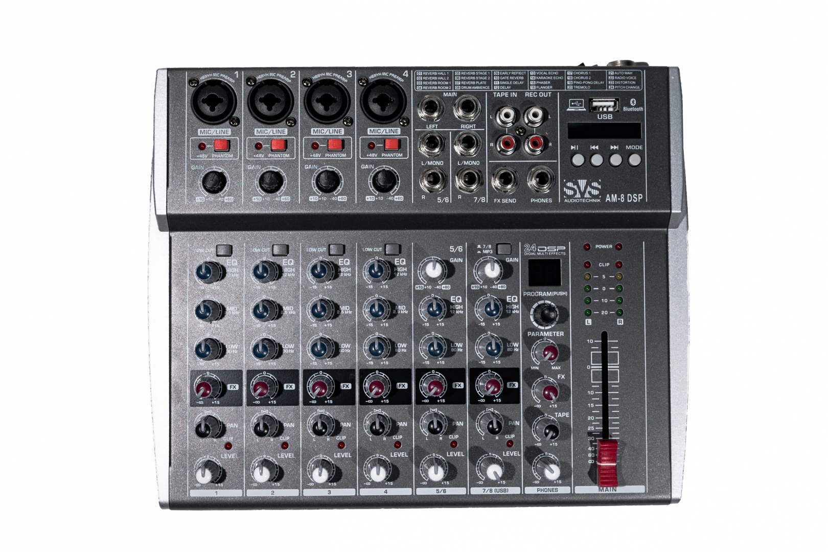 SVS Audiotechnik mixers AM-8 DSP Микшерный пульт аналоговый, 8-канальный в Кашире