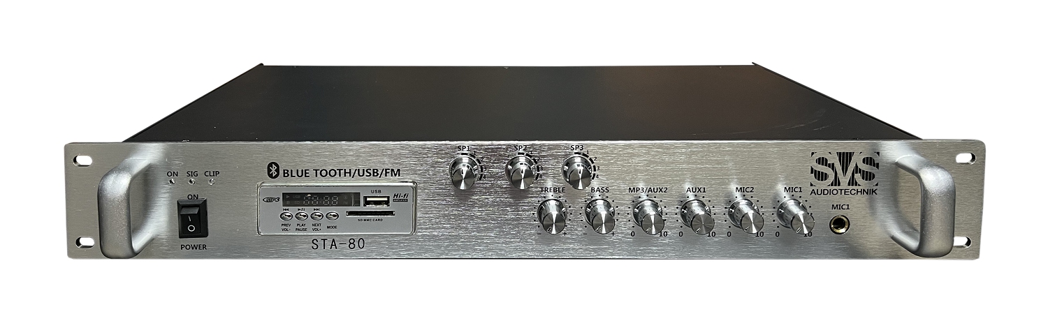 SVS Audiotechnik STA-80 Микшер-усилитель для систем Public Address в Кашире