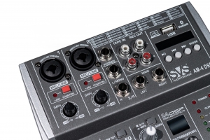 SVS Audiotechnik mixers AM-4 DSP Аналоговый микшерный пульт, 4-канала в Кашире